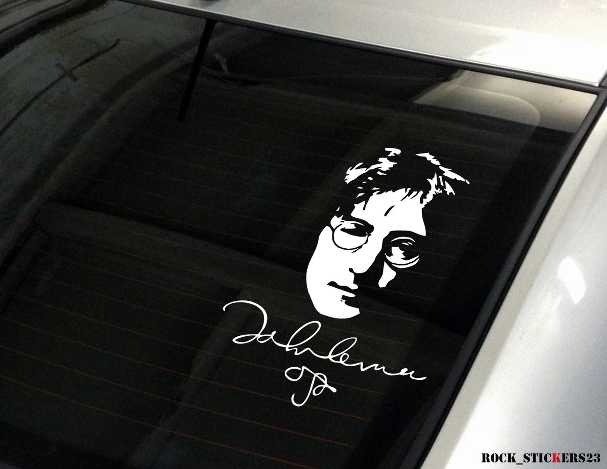 大感謝祭 John Lennon サイン入りポスターカード G1I22425si lennon+beatles+decal.png?auto=